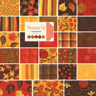 Sandy Gervais Phenomenal Fall 5 Charm Pack Fabric Quilting Squares