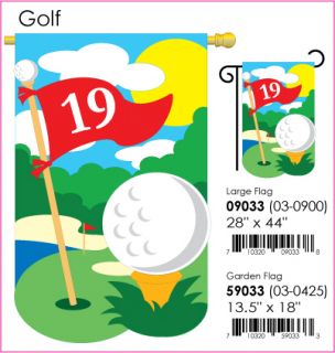 28 x 44 Golf Goler 19th Hole Outdoor Flag