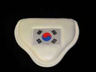 South Korea Flag 2 Ball Mallet Putter Headcover New