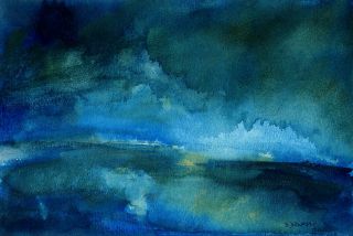  Blue SIGNED LIMITED EDITION PRINT Steve Greaves Painting Art Landscape