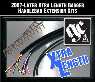 Guerrilla Cables Xtra Length Extended Harness Harley Touring 07 13