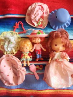 Vintage Strawberry Shortcake Lot of Dolls and Accesories VGC