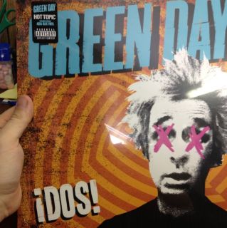 Green Day Dos LP Mega RARE Aqua Blue Vinyl Pressing