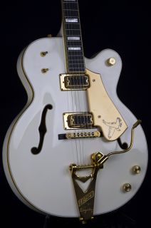 Vintage 1976 Gretsch 7593 White Falcon Archtop Electric Guitar