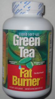 Green Tea Fat Burner Liquid Soft Gels 200ct