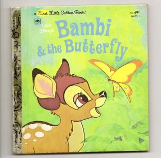  Bambi Butterfly 1st First Little Golden Book 0307101525