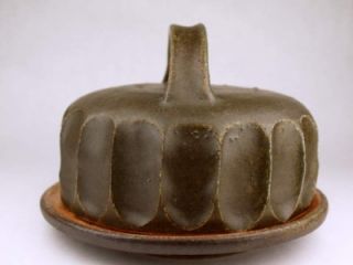 Jonathan Gilbertson Studio Art Pottery Stoneware Butter Dish