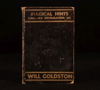  Magical Hints Valuable Information Will Goldston Book Three