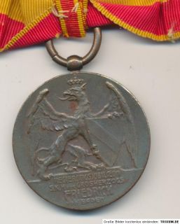 Original German Medal Gross Herzog Friedrich Baden Country 1852 1902