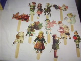  Paper Dolls Cutout on Sticks The Gretna Collection 1999