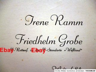 greets irene ramm and friedhelm grobe ss rottenfuehrer with the ss