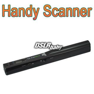 600dpi Portable Handheld Scanner for A4 Color Monochrome Support Micro