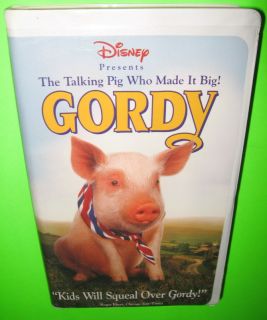 Gordy The Talking Pig Who Made It Big VHS Disney Clam