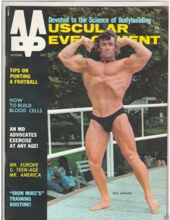  Bodybuilding Fitness Magazine Paul Graham w Poster 10 72