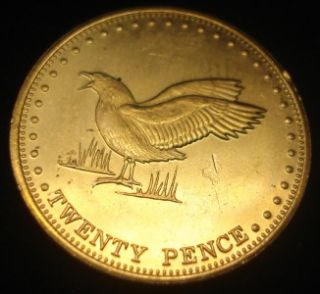 Gough Island 2009 Twenty Pence Fantasy Coin Look at The Description