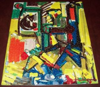 Vintage 1968 Springbok EXUBERANCE Modern Art 500+ Piece Jigsaw Puzzle