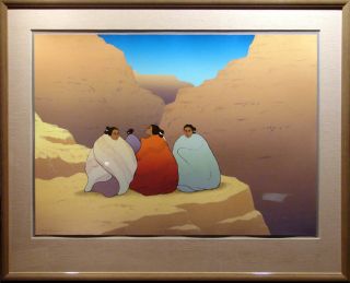 Gorman Twilight in The Grand Canyon Hand Signed Artwork L K Make