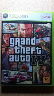 Grand Theft Auto IV 4 Xbox 360 2008