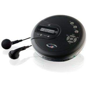 GPX, Inc. Portable CD Player with Anti Skip Protection, FM Radio and