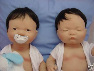 17 Baby Jordan and Grace Doll Set by Linda Murray