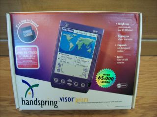 Handspring Visor Prism Color Handheld PDA 8mb Complete Warranty RETAIL