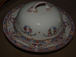 Meakin Hanley England Covered Butter Dish