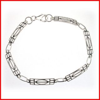Sterling Silver 925 Rennie Mackintosh Inspired Bracelet