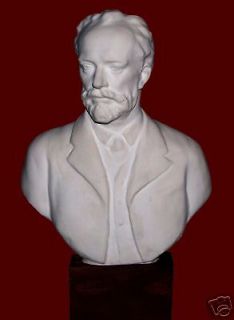 Sculpture Bust Russian Composer Tchaikovsky 7.5 / 19cm