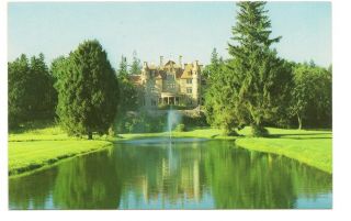Great Barrington MA Searles Castle House Vtg Postcard