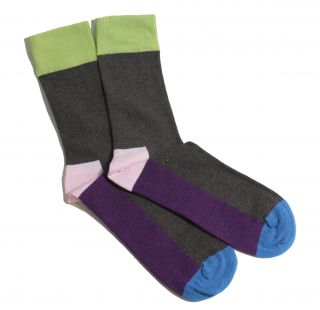 Happy Socks 5 Five Color Sock Sz L Swedish 9 12