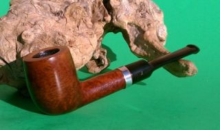 this is a clean hardcastle walnut with silver band estate pipe there