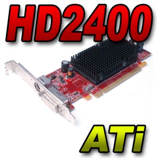  HD 2400 Pro 256MB High Profile PCI E Graphics Card CP306 YP477