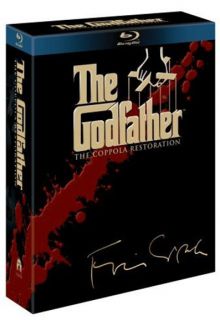 New The Godfather 1 2 3 Coppola Restoration Trilogy DVD 4 Disc Blu Ray