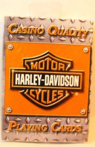 harley davidson collectible orange playing cards search