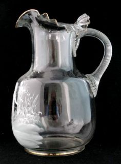 Mary Gregory Pitcher 9 H Exceptional