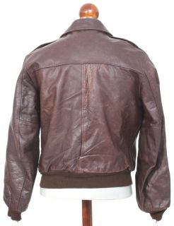  Harolds Sportswear Civilian A 2 Horsehide Leather Jacket Brown 40