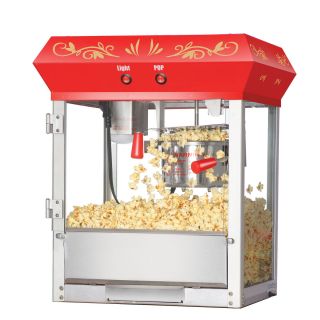 Great Northern Popcorn Classic Red Foundation Popcorn Popper Machine 6