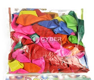  100 PCS Assorted Colors Balloons Latex FOR Wedding Birthday Party DZ88