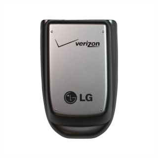 New LG VX6100 Silver Genuine Verizon Extended Back Cover Battery Door