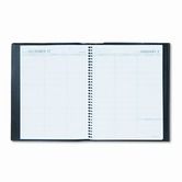  Weekly Professional Appointment Book Plus, 8 1/4 x 10 7/8, Black, 2013
