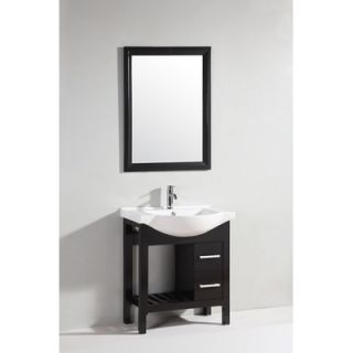 Legion Furniture 29.5 Single Bathroom Vanity Set with Mirror in