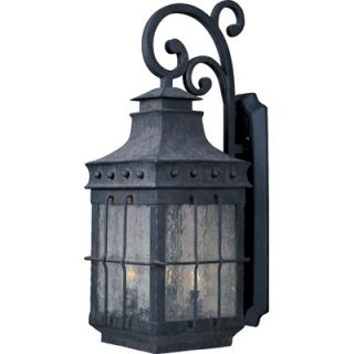 Maxim Lighting Nantucket Outdoor Wall Lantern in Country Forge
