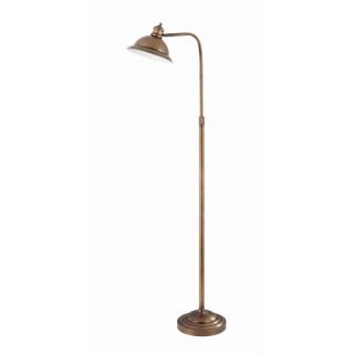 Lite Source Rust Reading Lamp and Torchiere Floor Lamp with Amber