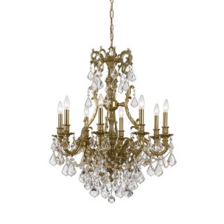 Crystorama Yorkshire 8 Light Chandelier   5148 AG CL MWP /