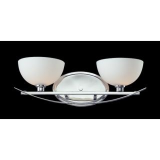 Dainolite Oval Glass 2 Light Bath Vanity Light   809 2W OBB / 809 2W