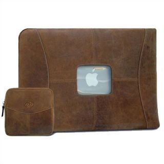 MacCase 13 Premium Leather Sleeve and Accessory Pouch Set in Vintage