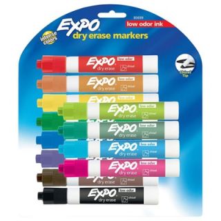  Dry erase Markers,Chisel Point,Nontoxic,12/PK,Assorted   SAN80699