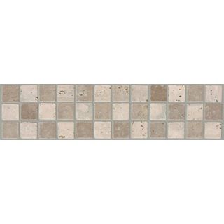  Floors Stone Checker Listello 3 x 12 Tile Accent   CS468 00700
