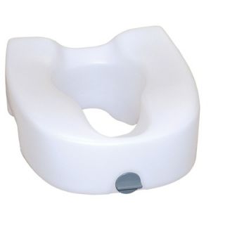Drive Medical 17 Raised Toilet Seat in White