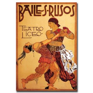  Global Bailes Rusos Teatro Liceo, Traditional Canvas Art   18 x 24